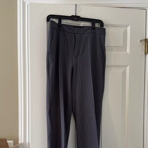Banana Republic Factory Charcoal Pinstripe Dress Pants NWOT sz 4